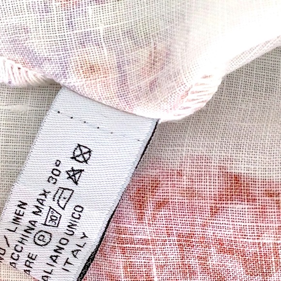 Idillio positano. Beautiful tank. 100% Linen. Flowers.  Like new condition. - Picture 5 of 5